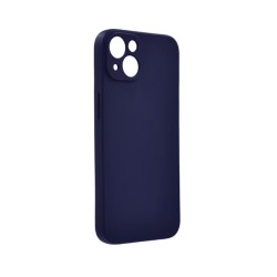 Funda de Silicona con Marco de Cámara para Apple iPhone 13 Azul